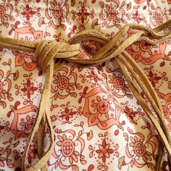 MY MICHELLE High Low Hem Self Belted Boho Skirt - Picture 7 of 16